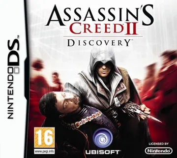 Assassin's Creed II - Discovery (Europe) (En,Fr,De,Es,It,Nl,Sv,No,Da) (NDSi Enhanced) box cover front